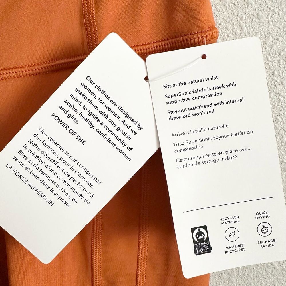 Athleta High-Rise Pocket Leggings in Burnt Orange - Picture 8 of 11